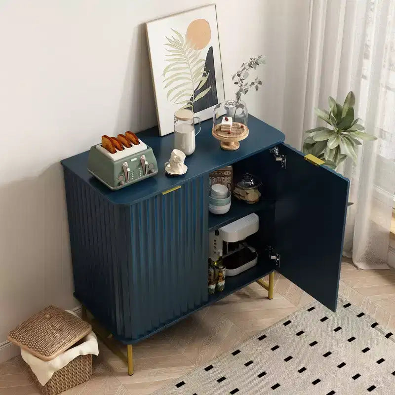 CLIHOME Mobile Contenitore Decorativo Indipendente per Interni in MDF, 80 cm di Altezza
