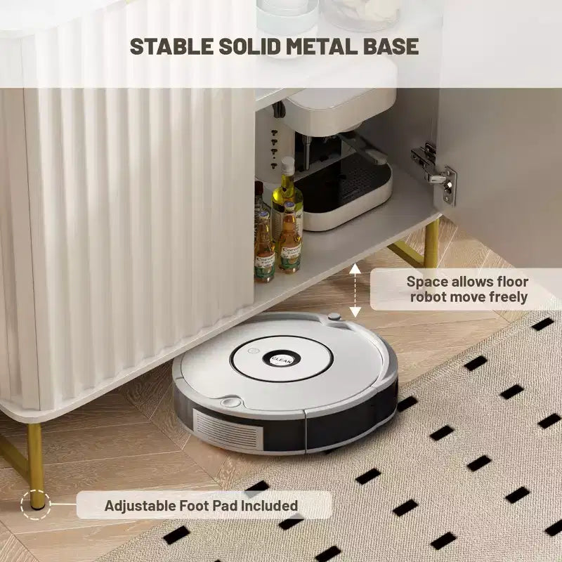 CLIHOME Mobile Contenitore Decorativo Indipendente per Interni in MDF, 80 cm di Altezza