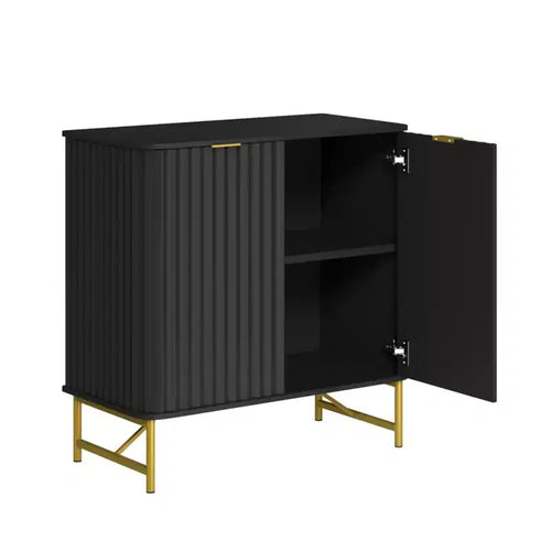 CLIHOME 31.5 in H MDF Indoor Furniture Freestanding Decorative Storage Cabinet