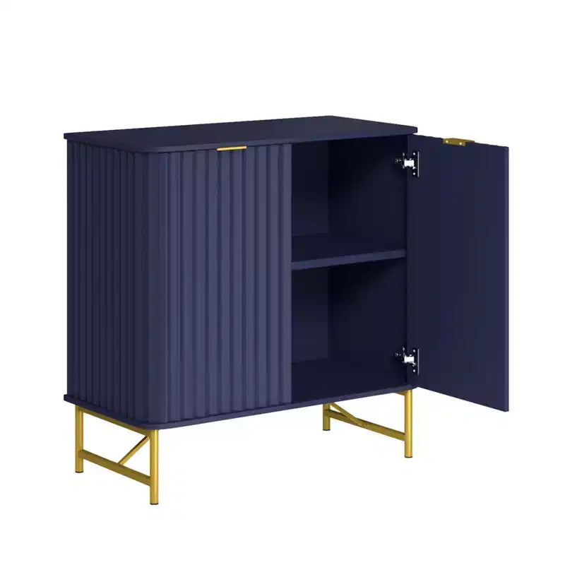 CLIHOME Mobile Contenitore Decorativo Indipendente per Interni in MDF, 80 cm di Altezza