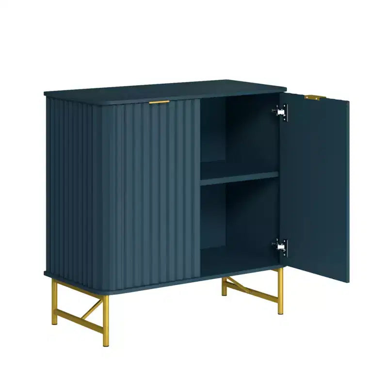 CLIHOME Mobile Contenitore Decorativo Indipendente per Interni in MDF, 80 cm di Altezza