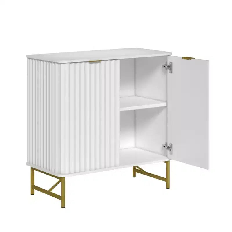 CLIHOME Mobile Contenitore Decorativo Indipendente per Interni in MDF, 80 cm di Altezza