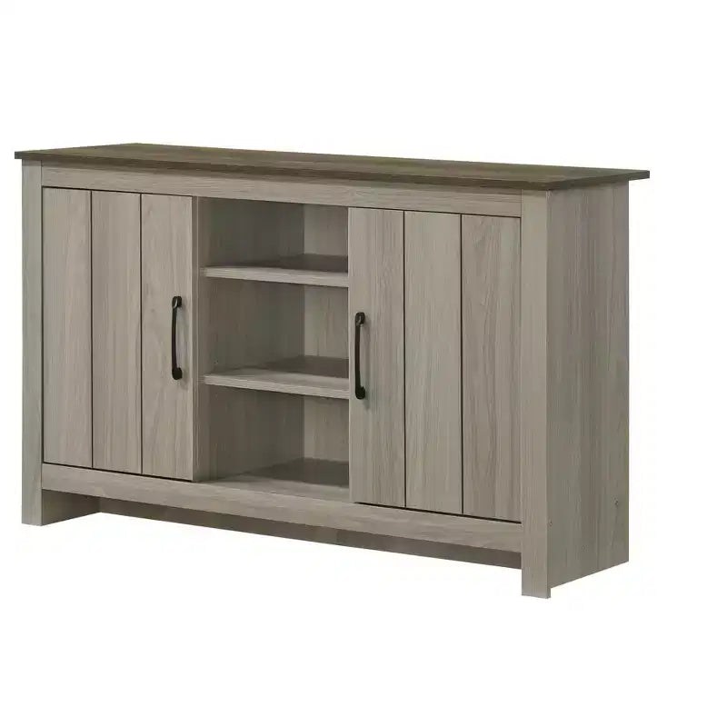GDFStudio Elvis Armadietto in legno da 47W a 2 ante con ripiani