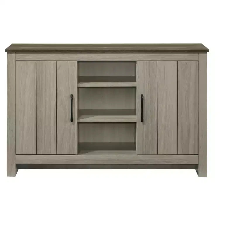 GDFStudio Elvis Armadietto in legno da 47W a 2 ante con ripiani