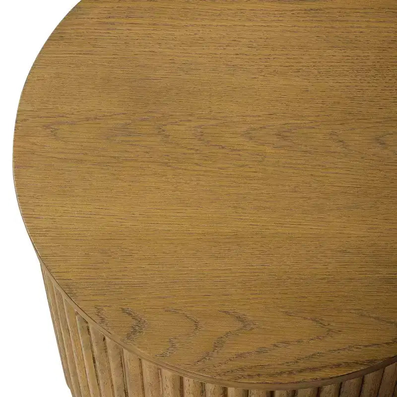 Tavolino rotondo moderno in legno Maven Lane Dallas 17,5