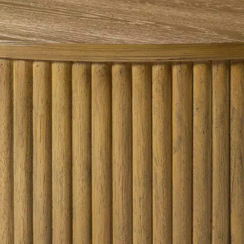 Tavolino rotondo moderno in legno Maven Lane Dallas 17,5