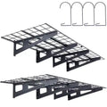 VEVOR Garage Storage Shelving, 2 Pack, 6 x 2 ft Heavy Duty Garage Shelves Wall Mounted, 1000 lbs Load Capacity(Total) Garage Storage Rack