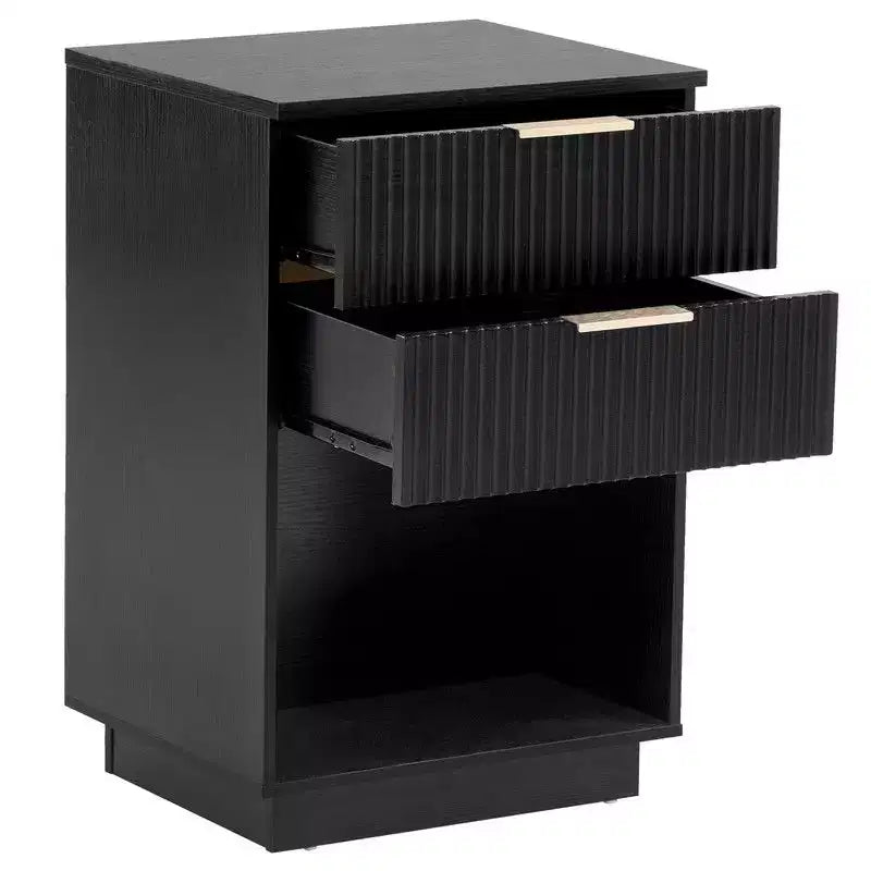 Karl Home Comodino con 1 Cassetto 45 cm L
