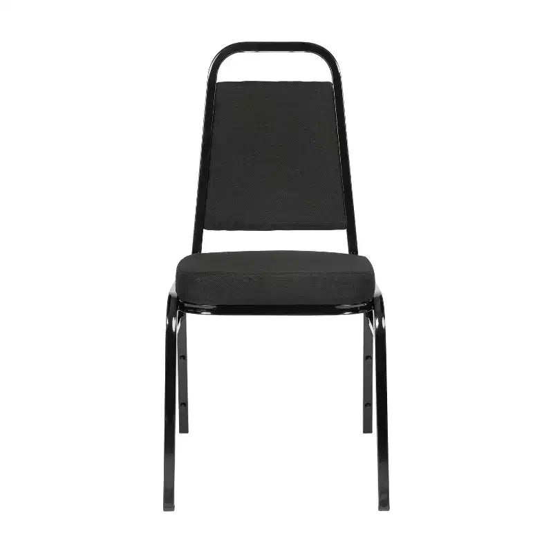 Flash Furniture Sedia impilabile da banchetto con schienale trapezoidale serie HERCULES, confezione da 4