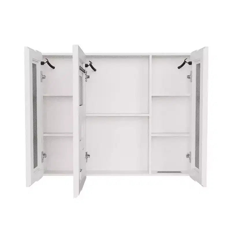 FAMYYT 35 pollici L x 28 pollici A Armadietto a specchio in alluminio con luce, Antiappannamento, Facile da installare