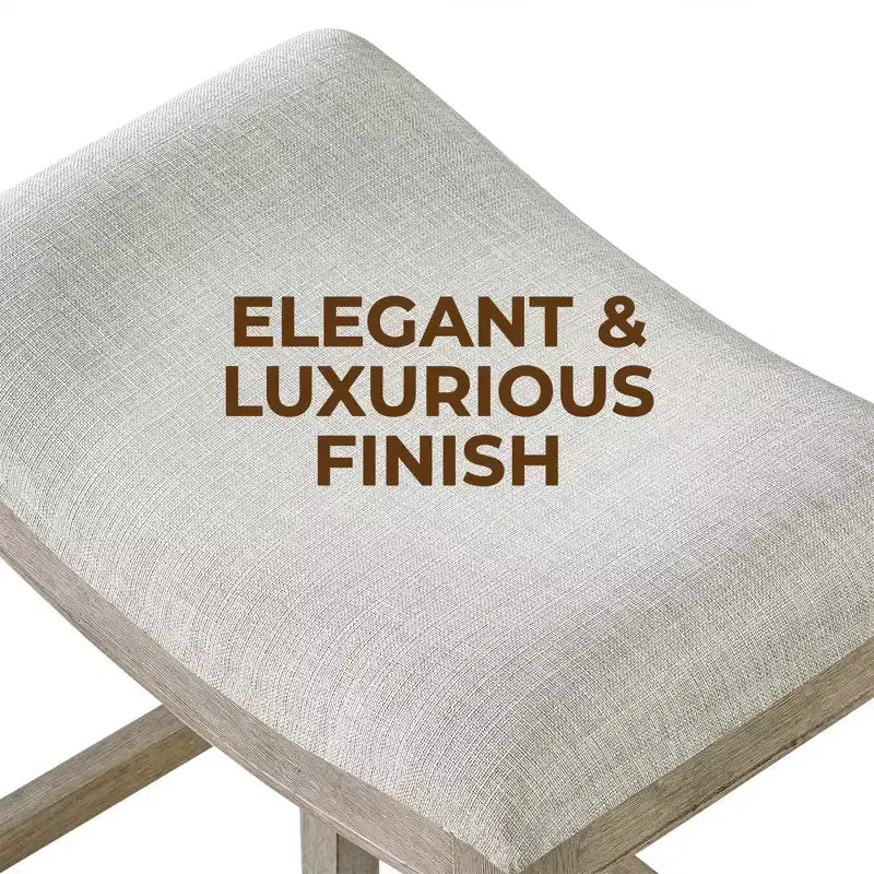 Sgabello da bancone ROME + OAK Parker Backless Saddle, Rovere riciclato, Grigio, Confezione da 3