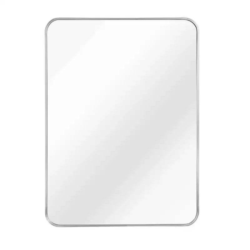 HomeRoots 36 Silver Aluminum Framed Accent Mirror